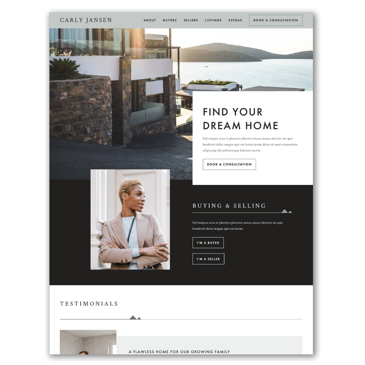 Newest Template: Jansen Squarespace Template