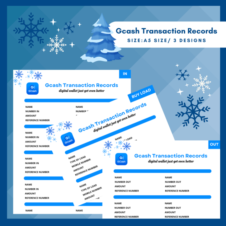 Gcash Transaction Records for Christmas Season