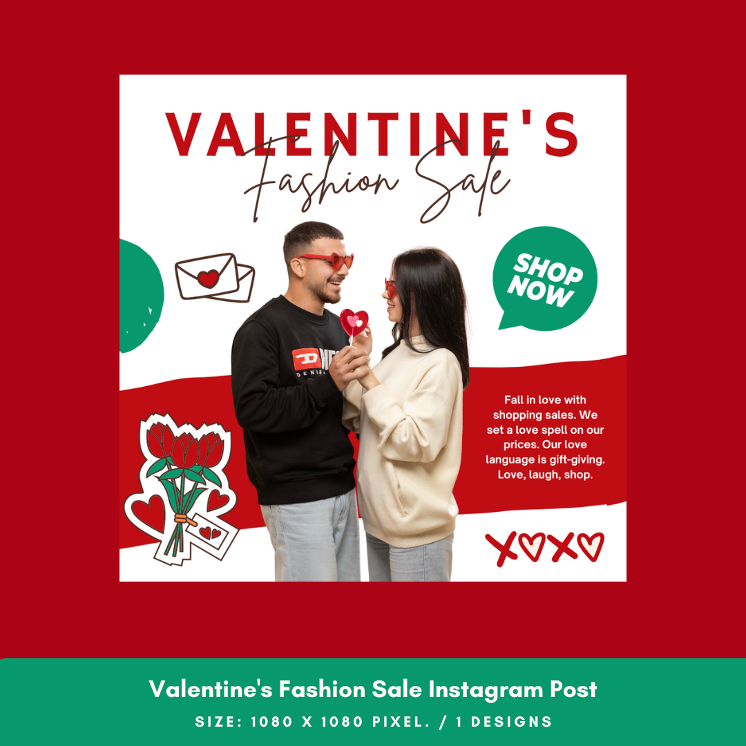 Valentine’s Fashion Sale Instagram Post