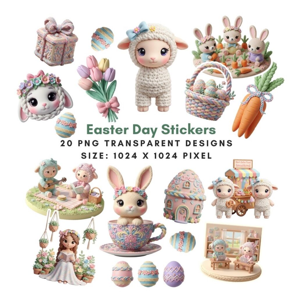 Easter Stickers for Kids